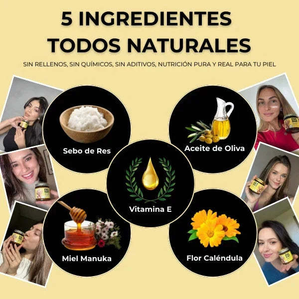 🐝 EVIL GOODS - Bálsamo de sebo de res y miel de Manuka 100% ORIGINAL